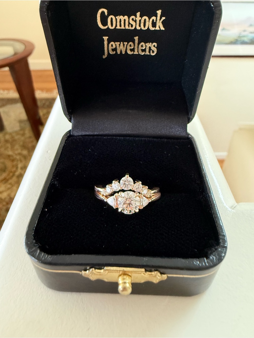 Brilliant Earth Rose Gold Wedding Ring Set - rose gold - 1ct diamond